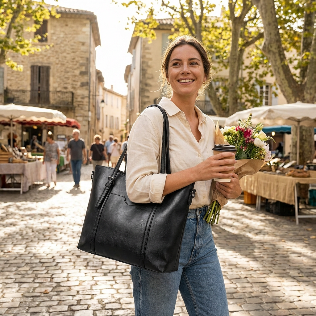 Lori | Borsa tote strutturata convertibile da donna