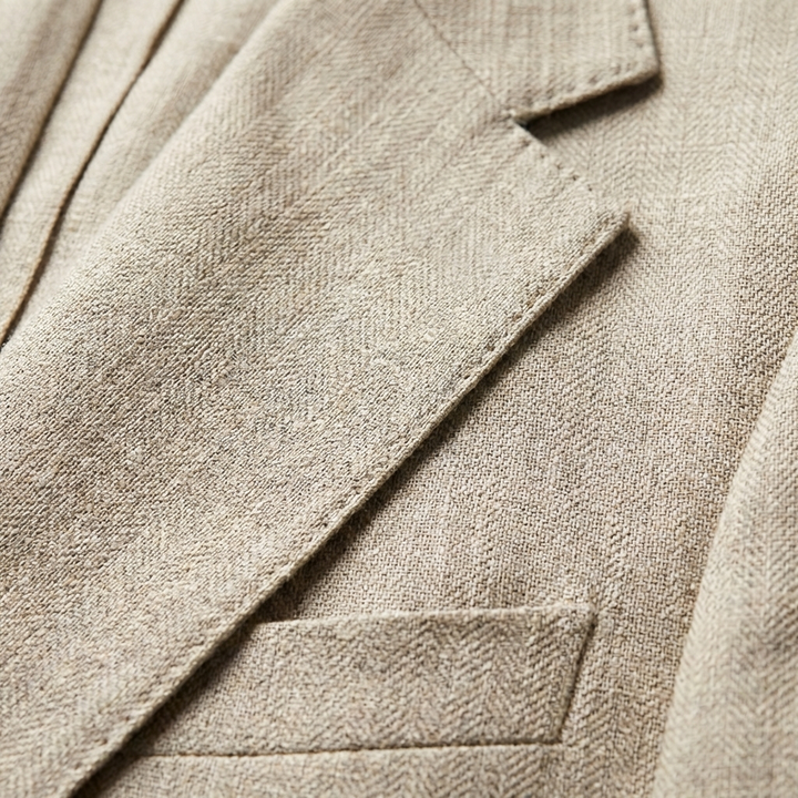 Lucas | Giacca Uomo Con Rever A Punta E Taschino Con Fazzoletto | Elegante Informale