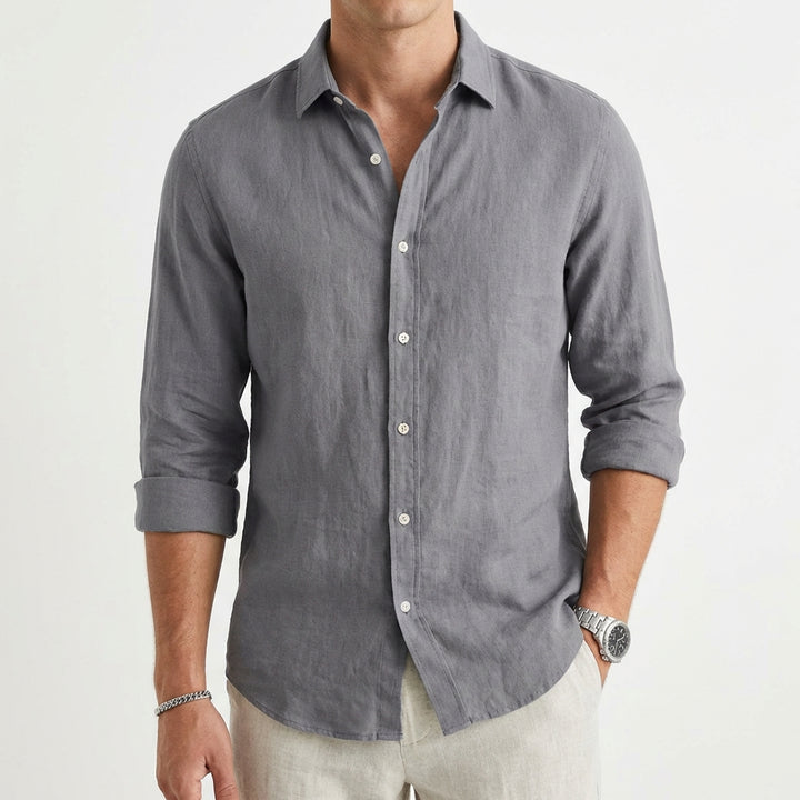 Lucas | Camisa Hombre Con Cuello Clásico Y Manga Larga | Casual