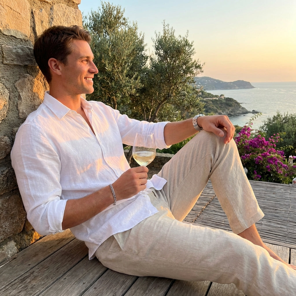 Lucas | Camicia Uomo con Colletto Classico e Manica Lunga | Informale