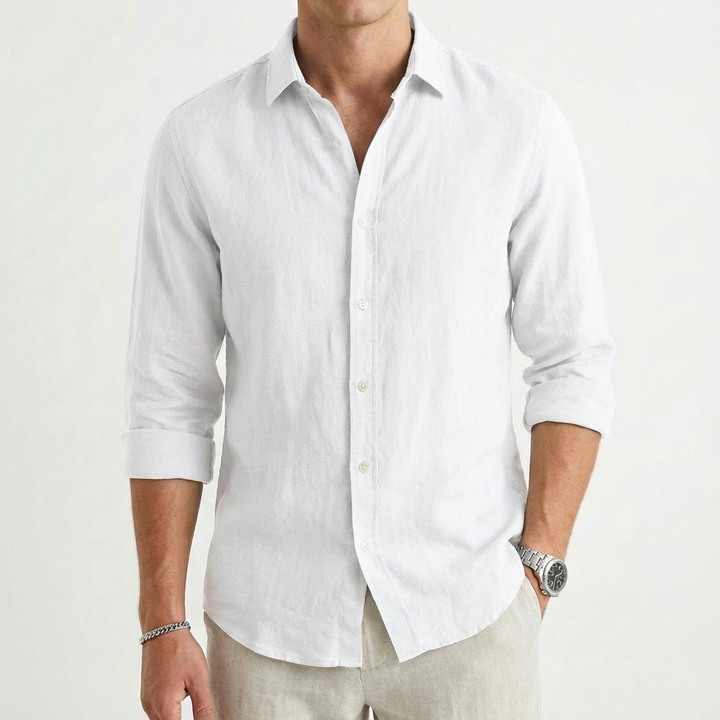 Lucas | Camicia Uomo con Colletto Classico e Manica Lunga | Informale