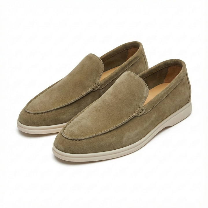 Lucas | Hombre Mocasines Slip-On Con Suela Contrastante Y Costuras Mocasín | Casual