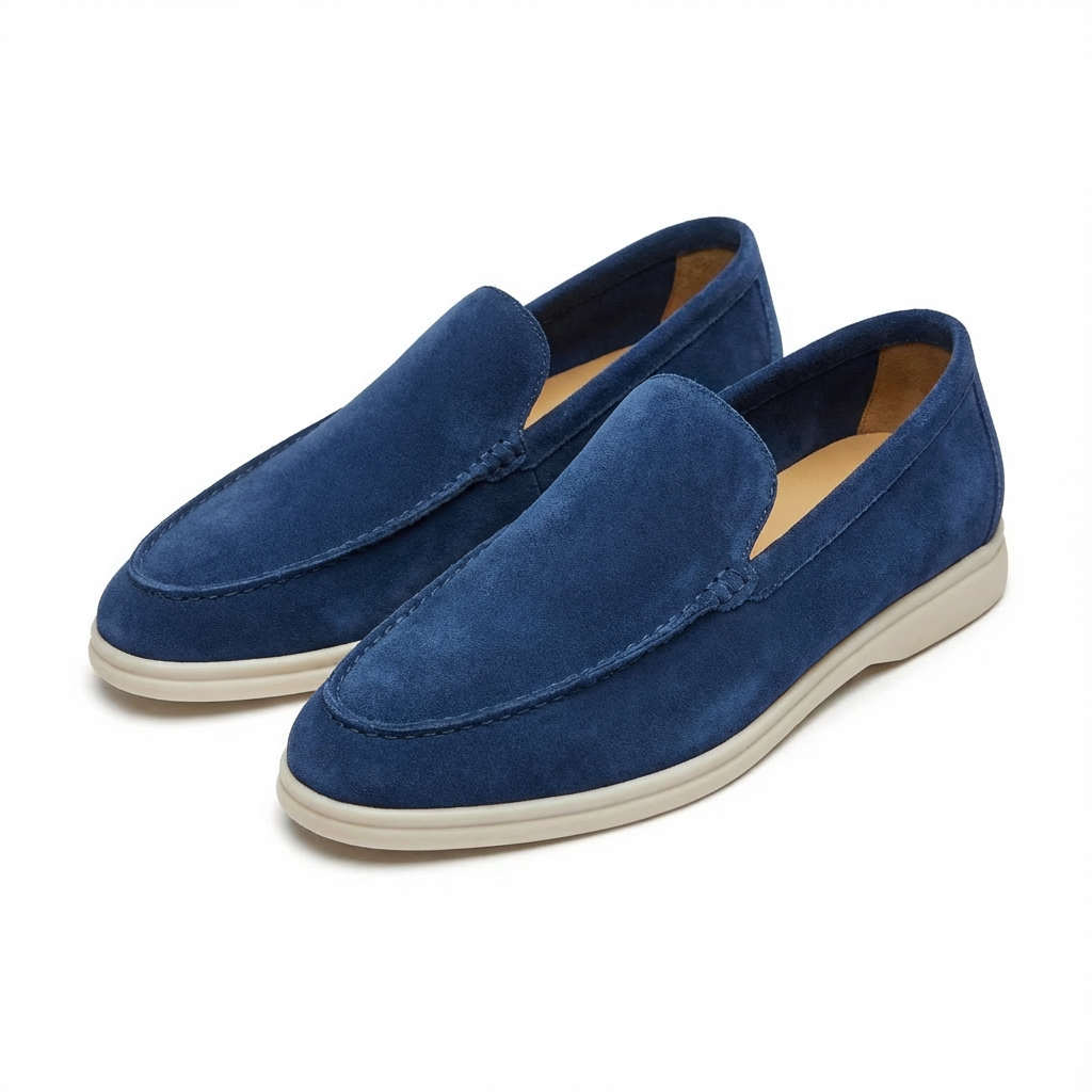 Lucas | Hombre Mocasines Slip-On Con Suela Contrastante Y Costuras Mocasín | Casual