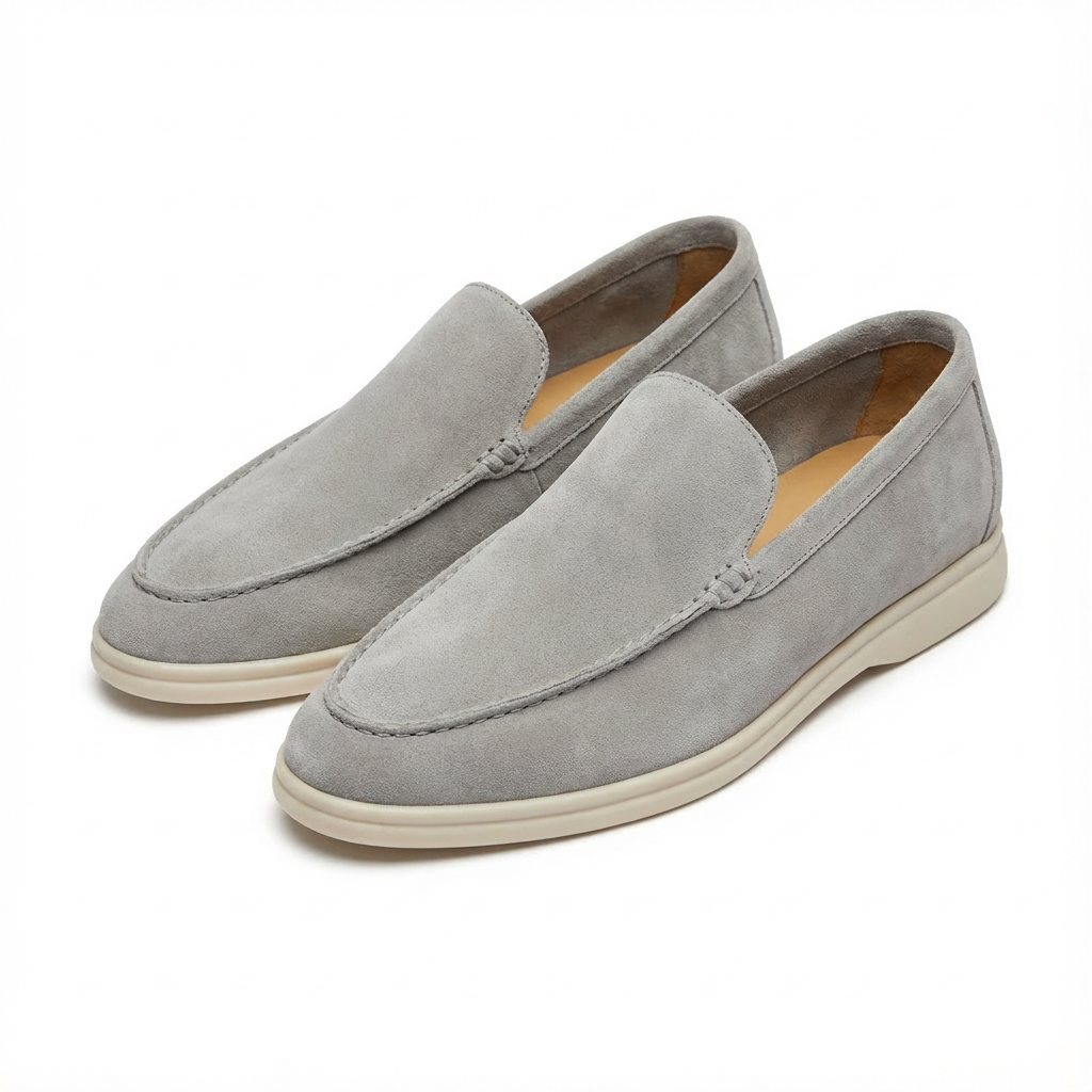 Lucas | Hombre Mocasines Slip-On Con Suela Contrastante Y Costuras Mocasín | Casual