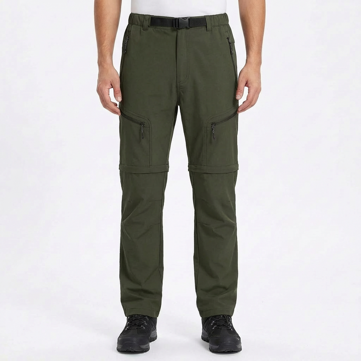Lucas | Pantalón Convertible Hombre Con Piernas Desmontables Y Cinturón | Outdoor