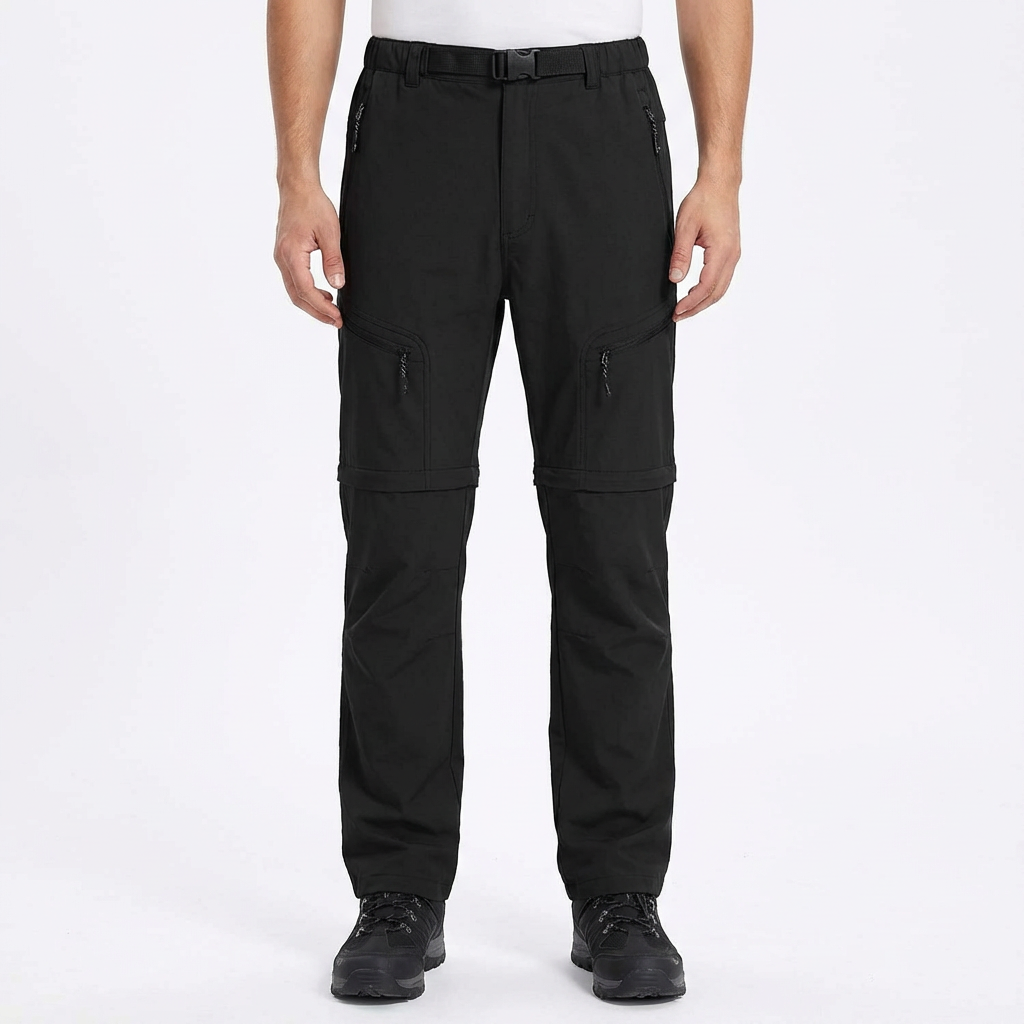 Lucas | Pantalón Convertible Hombre Con Piernas Desmontables Y Cinturón | Outdoor
