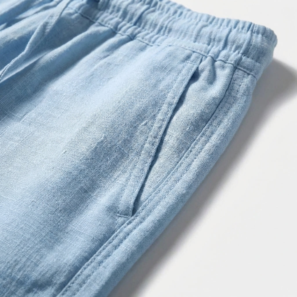 Lucas | Pantalón Hombre Con Cintura Elástica Y Pernera Recta | Casual