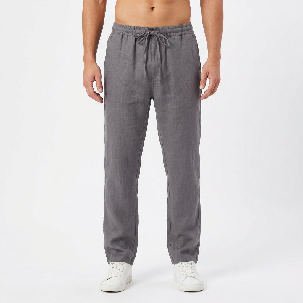 Lucas | Pantalón Hombre Con Cintura Elástica Y Pernera Recta | Casual