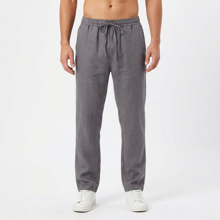 Lucas | Pantalón Hombre Con Cintura Elástica Y Pernera Recta | Casual