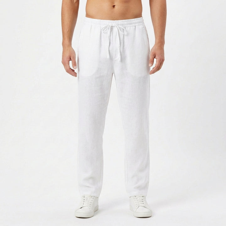 Lucas | Pantalón Hombre Con Cintura Elástica Y Pernera Recta | Casual