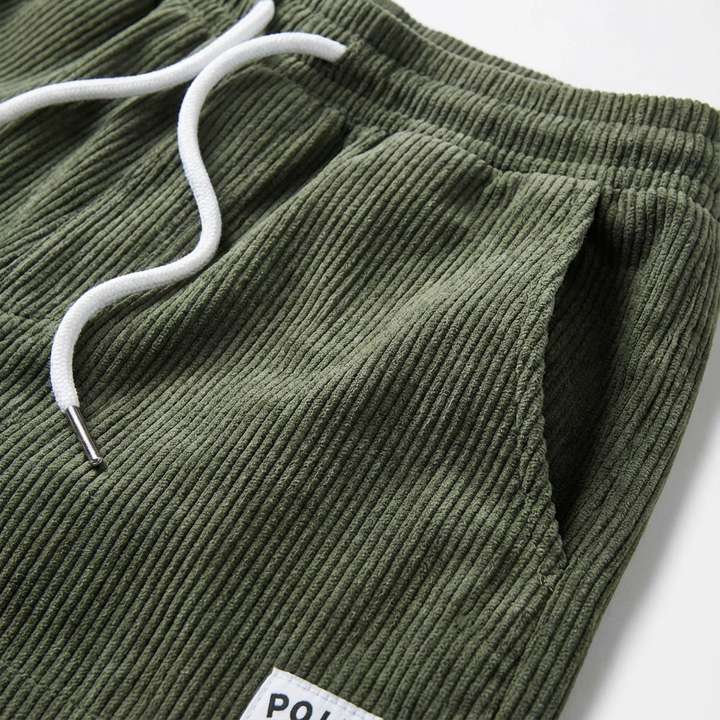 Lucas | Shorts Hombre Con Textura Acanalada Y Cintura Con Cordón | Casual