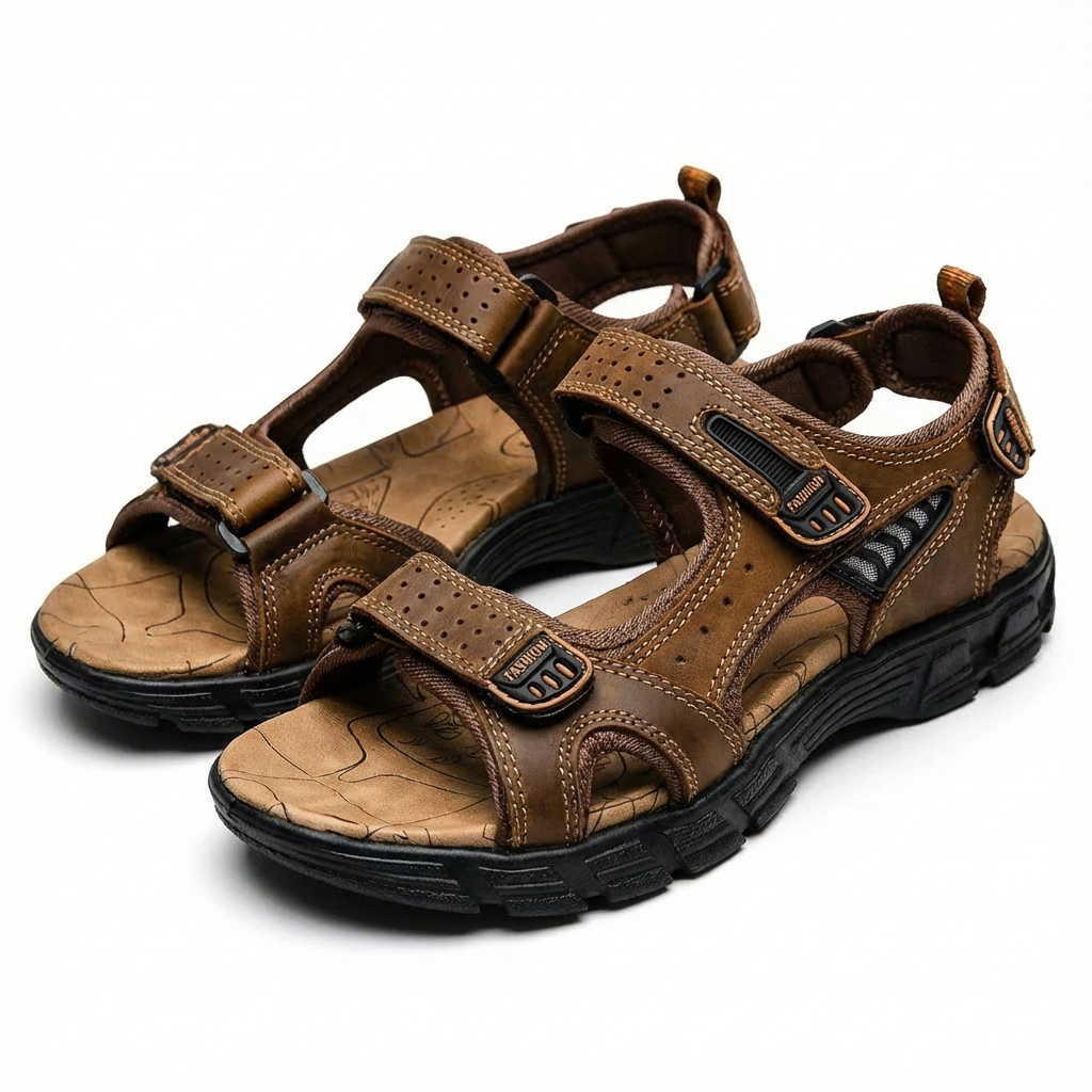 Lucas | Sandali da Trekking Unisex con Chiusure a Strappo e Suola Antiscivolo | Avventura