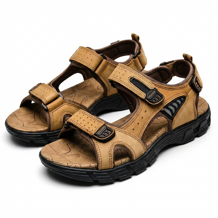 Lucas | Sandali da Trekking Unisex con Chiusure a Strappo e Suola Antiscivolo | Avventura