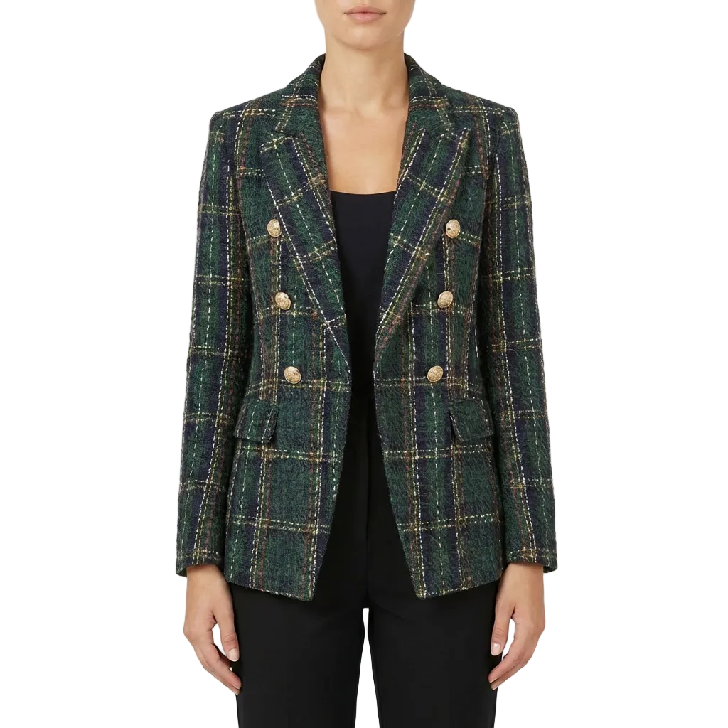 Lucia | Blazer Mujer Con Botones Decorativos Y Cierre Cruzado | Elegante