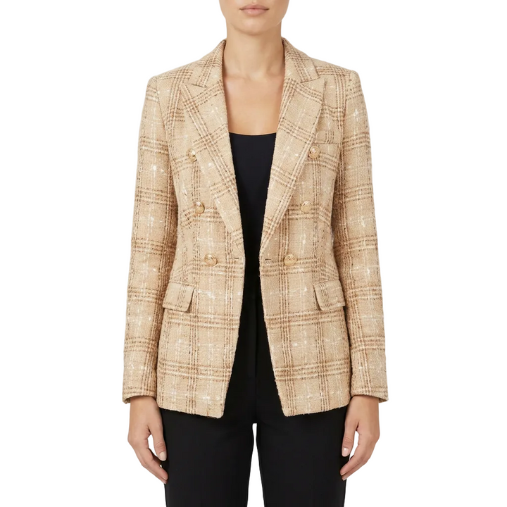 Lucia | Blazer Mujer Con Botones Decorativos Y Cierre Cruzado | Elegante