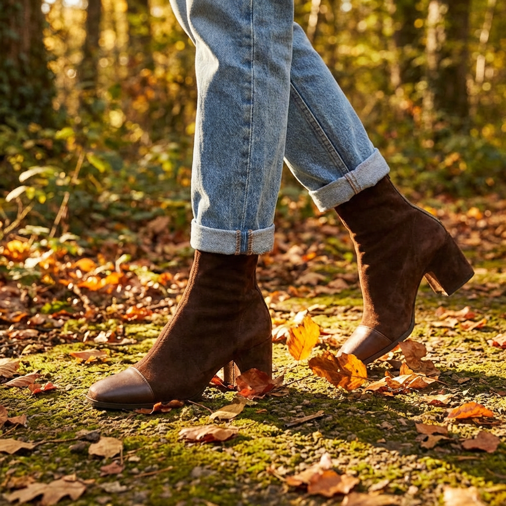 Lucía | Stivaletti con Tacco a Blocco da Donna