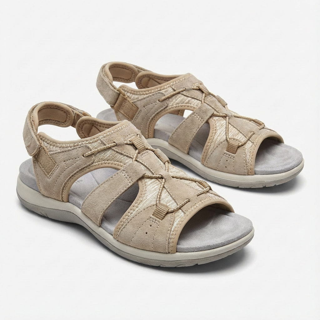 Lucia | Mujer Sandalias Deportivas Con Cierres Ajustables Y Puntera Abierta | Activo