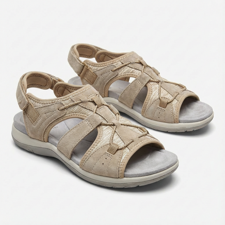 Lucia | Mujer Sandalias Deportivas Con Cierres Ajustables Y Puntera Abierta | Activo