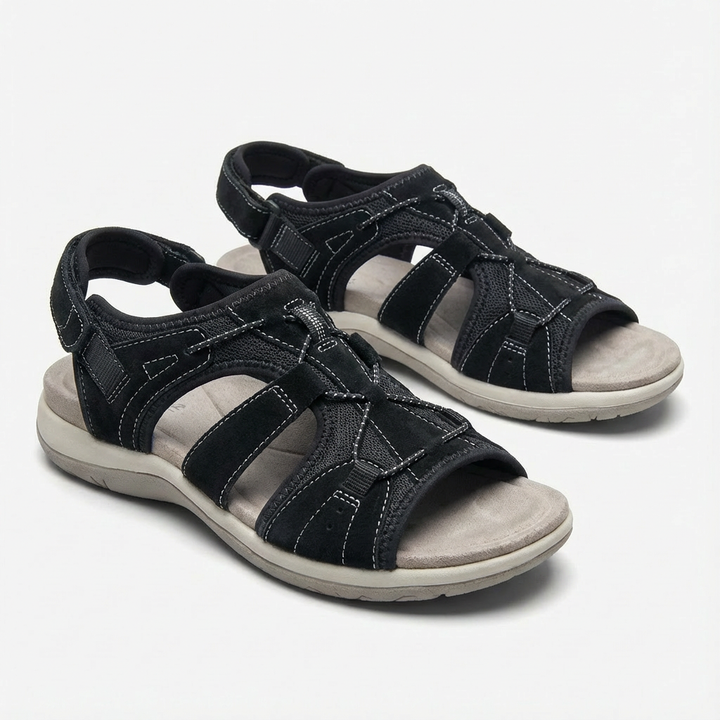 Lucia | Mujer Sandalias Deportivas Con Cierres Ajustables Y Puntera Abierta | Activo