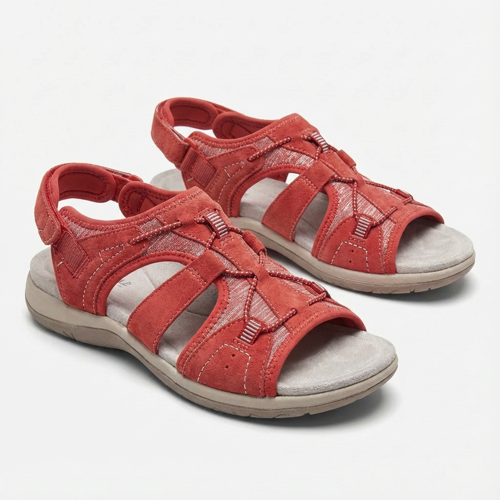 Lucia | Mujer Sandalias Deportivas Con Cierres Ajustables Y Puntera Abierta | Activo