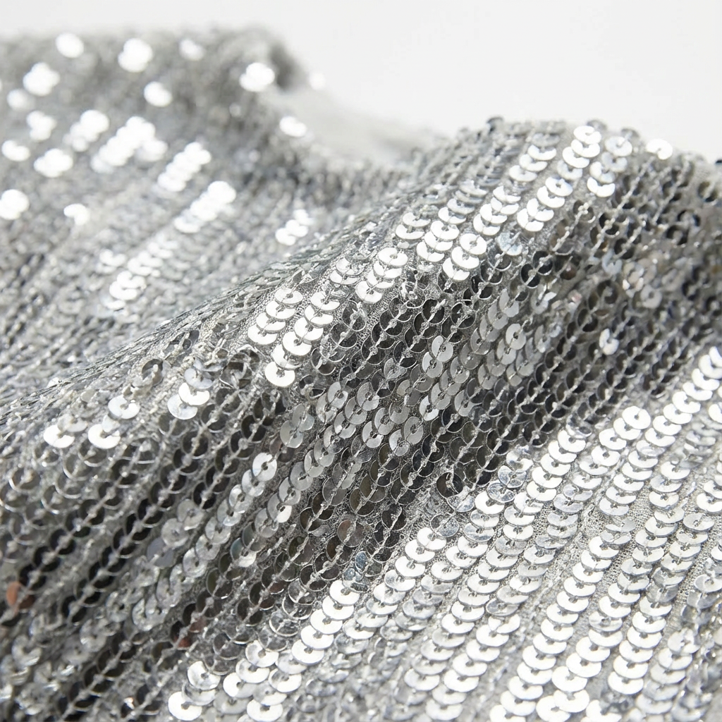 Lucia | Abito corto da donna con tessuto lucido e spalle strutturate | Festa