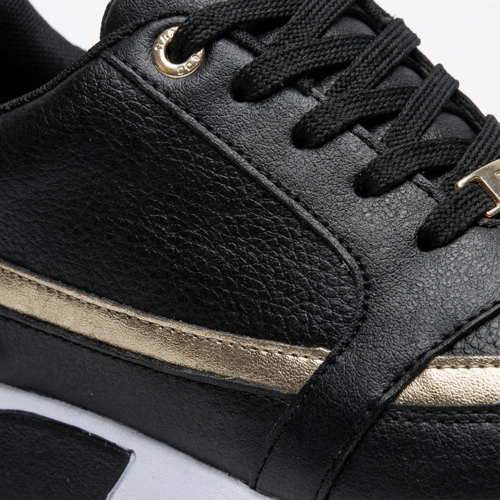 Lucia | Mujer Zapatillas Cuña Con Suela Elevada Y Cordones | Deportivo