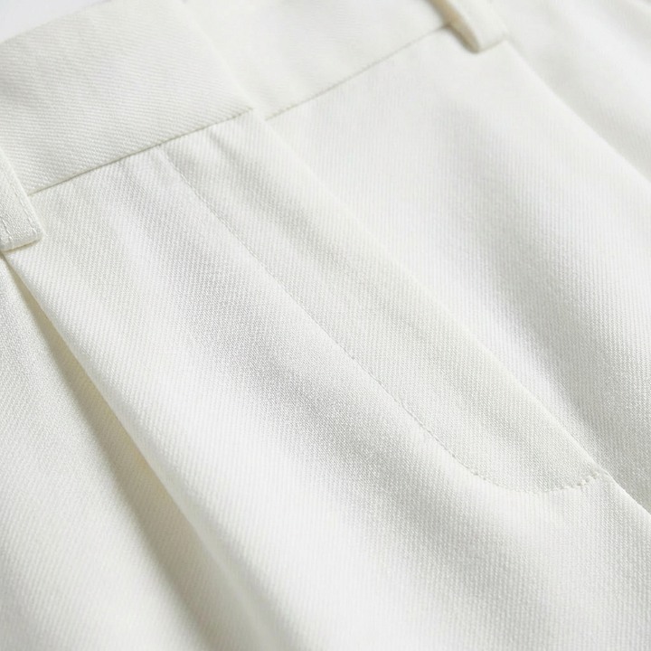 Lucia | Pantaloni Eleganti Donna Con Vita Alta E Gamba Larga | Raffinati