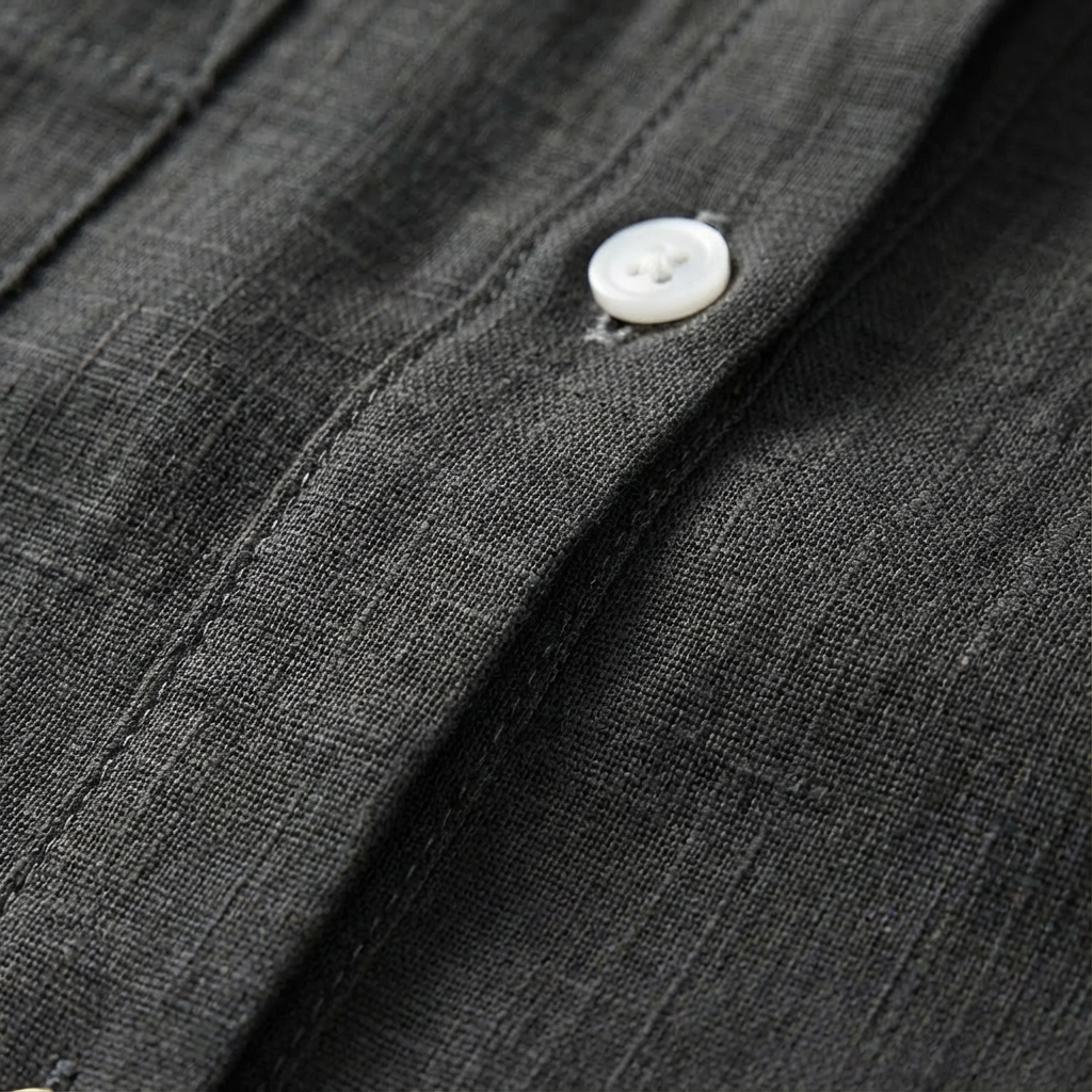 Luna | Camicia Donna Con Manica Corta Arrotolata E Tasca | Informale