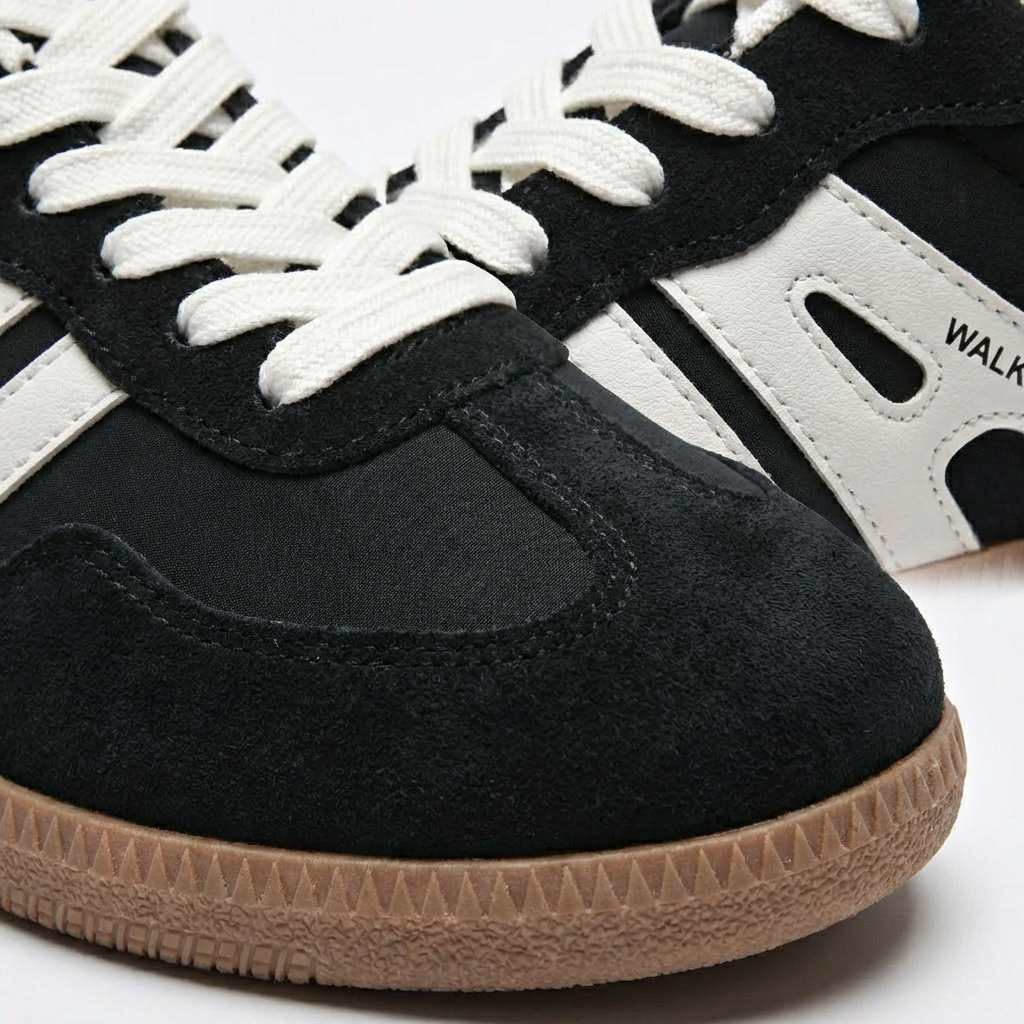 Luna | Mujer Zapatillas Retro Con Rayas Laterales Y Suela Gruesa | Urbano