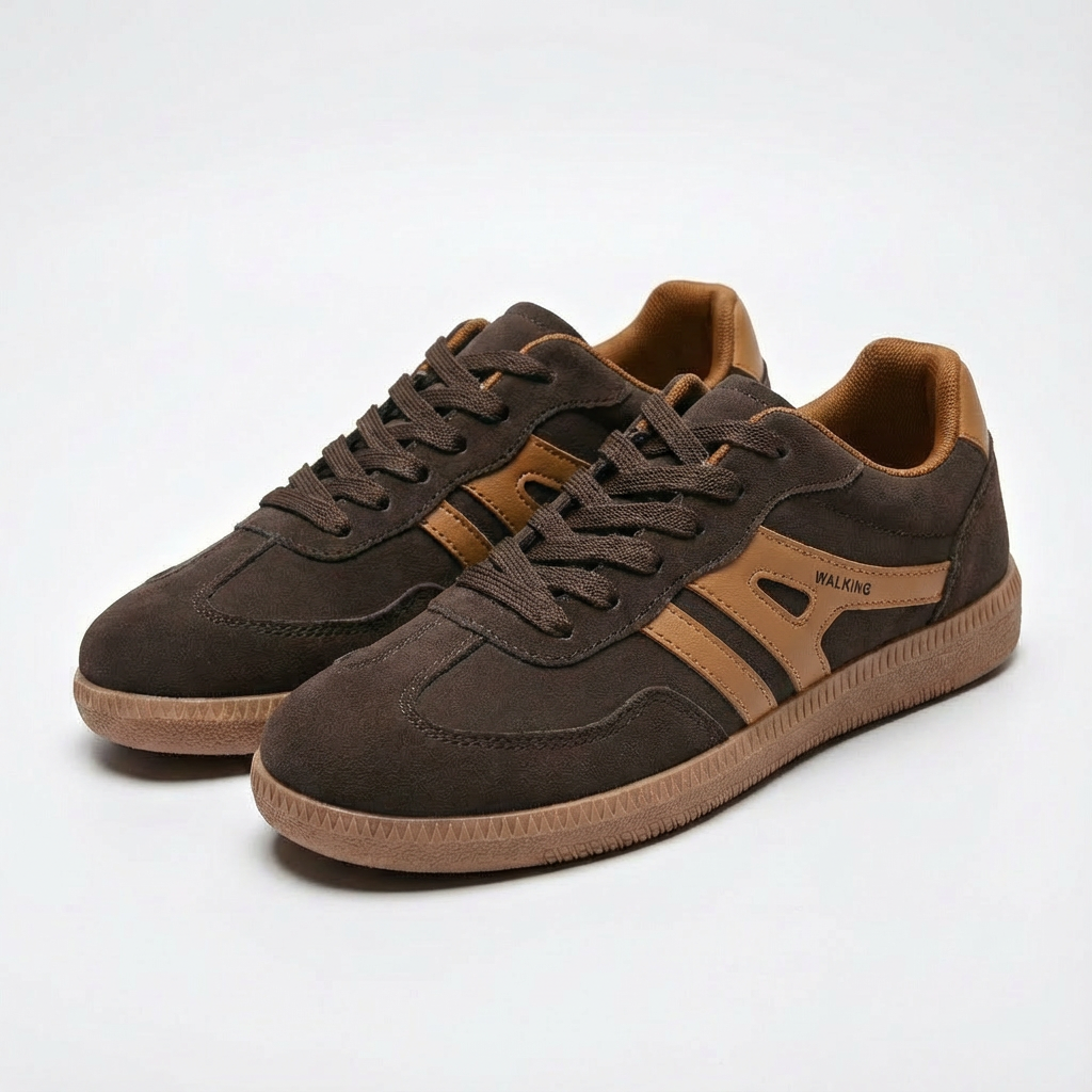 Luna | Mujer Zapatillas Retro Con Rayas Laterales Y Suela Gruesa | Urbano