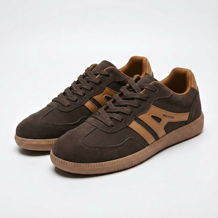 Luna | Mujer Zapatillas Retro Con Rayas Laterales Y Suela Gruesa | Urbano