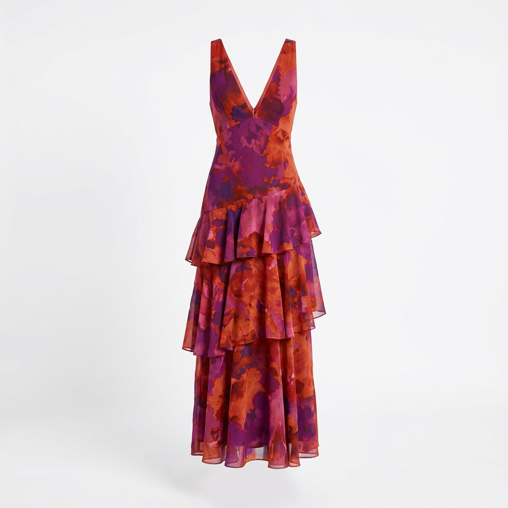 Lydia | Vestito Maxi da Donna con Volant