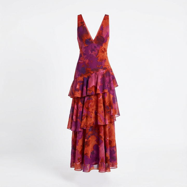 Lydia | Vestito Maxi da Donna con Volant