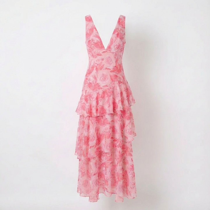 Lydia | Vestito Maxi da Donna con Volant