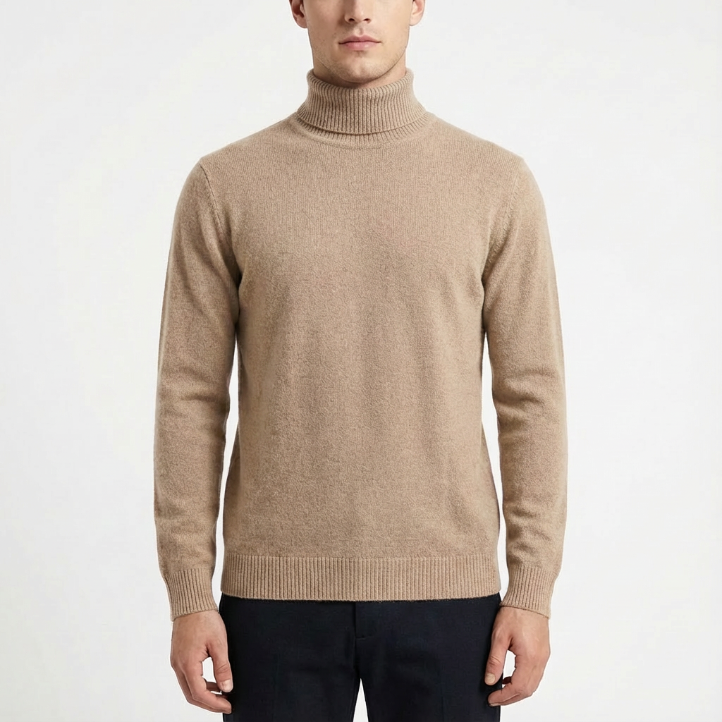 Manuel | Maglione a Collo Alto Slim da Uomo