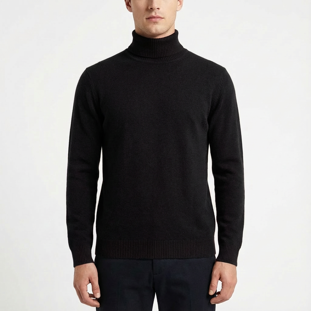 Manuel | Maglione a Collo Alto Slim da Uomo