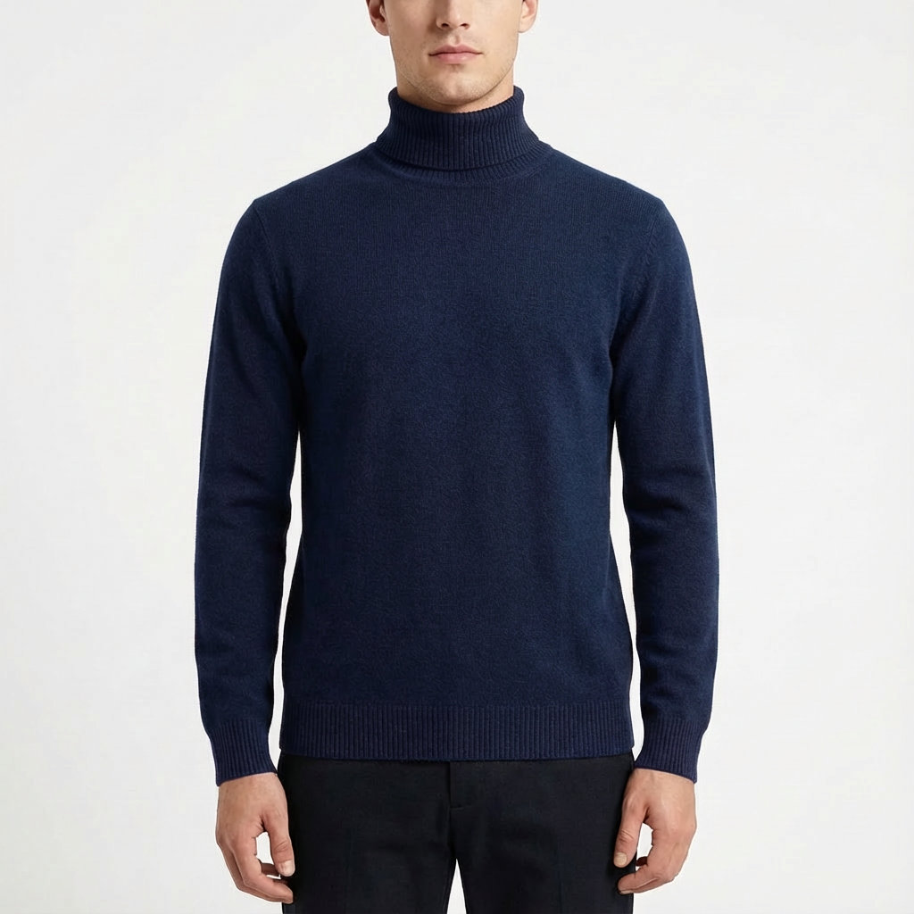 Manuel | Maglione a Collo Alto Slim da Uomo