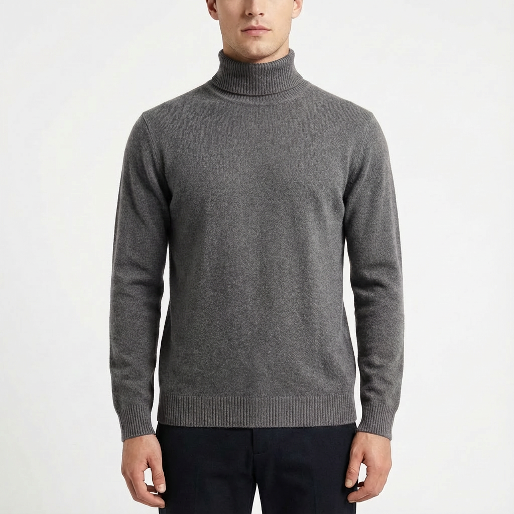 Manuel | Maglione a Collo Alto Slim da Uomo