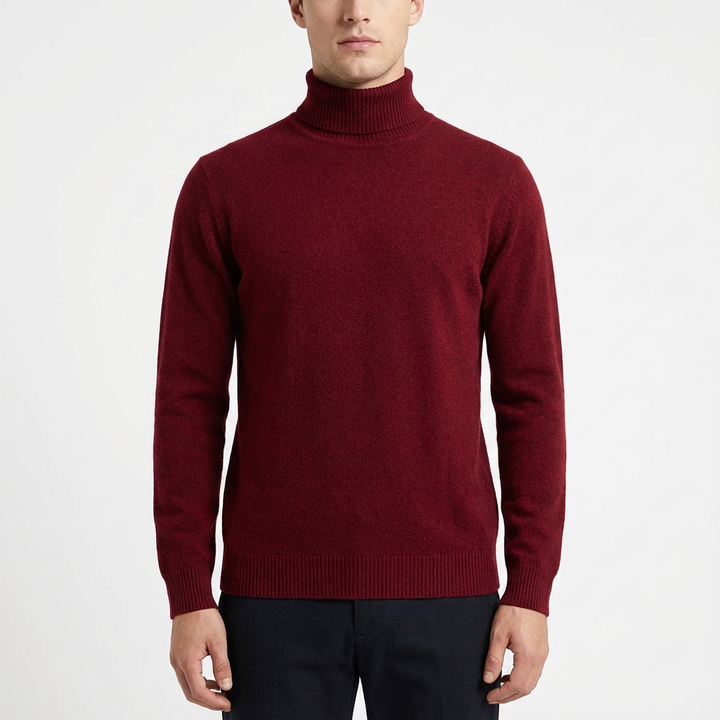 Manuel | Maglione a Collo Alto Slim da Uomo