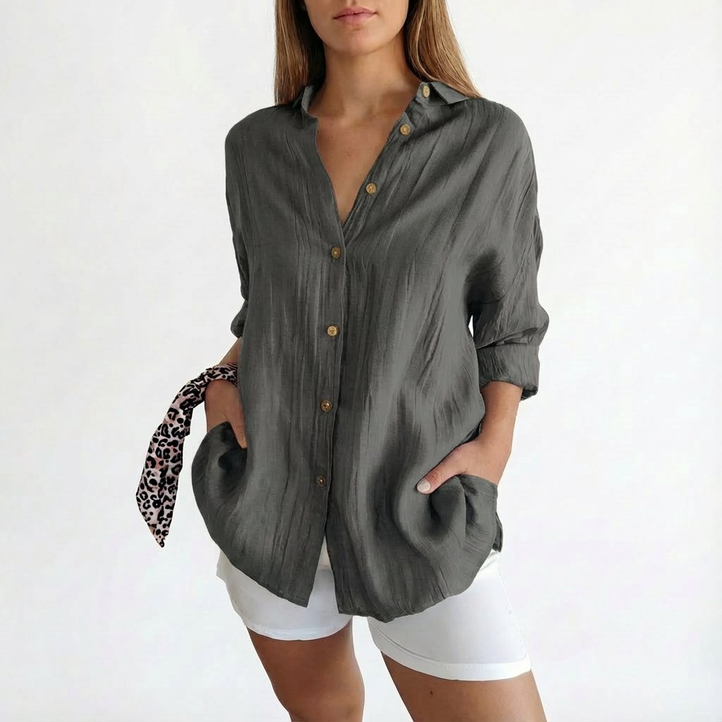 Mariah | Camicia Oversize da Donna con Bottoni