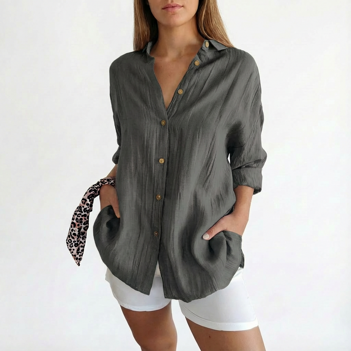 Mariah | Camicia Oversize da Donna con Bottoni