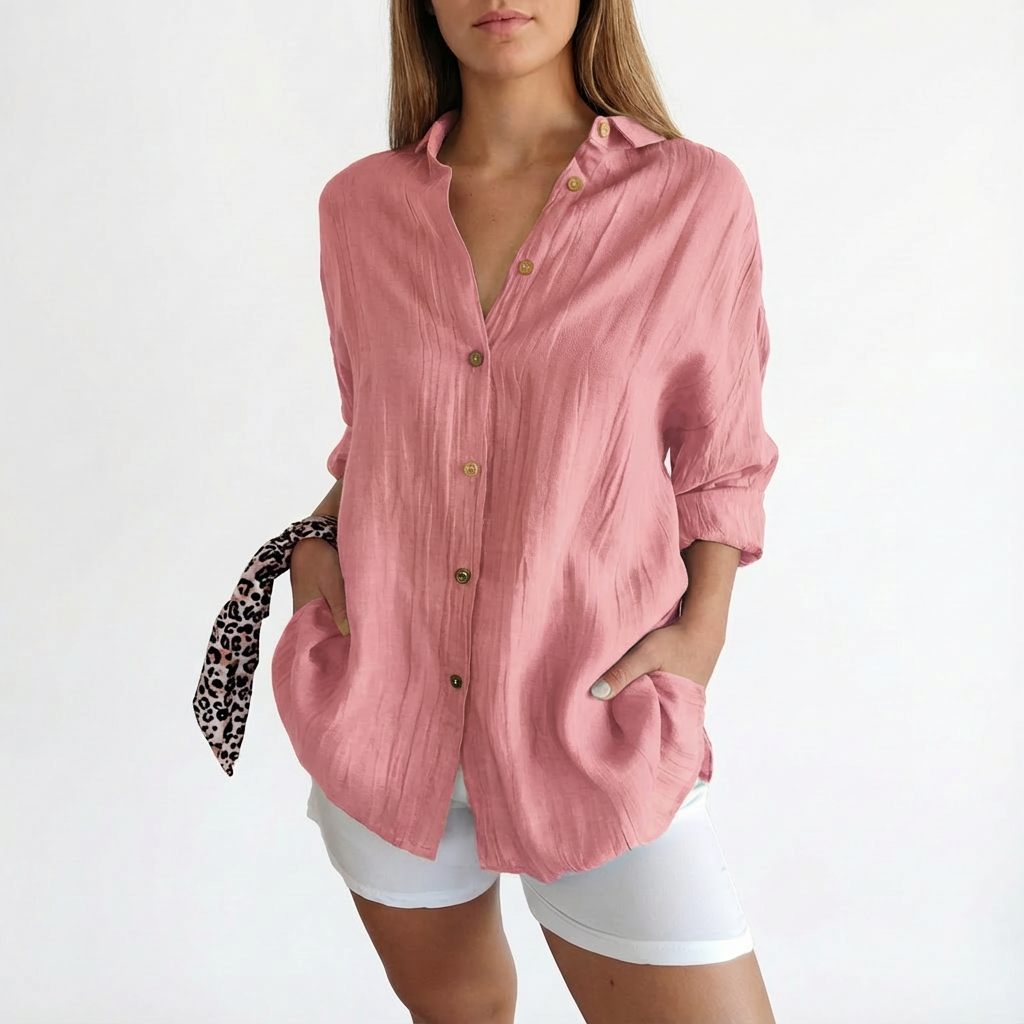 Mariah | Camicia Oversize da Donna con Bottoni