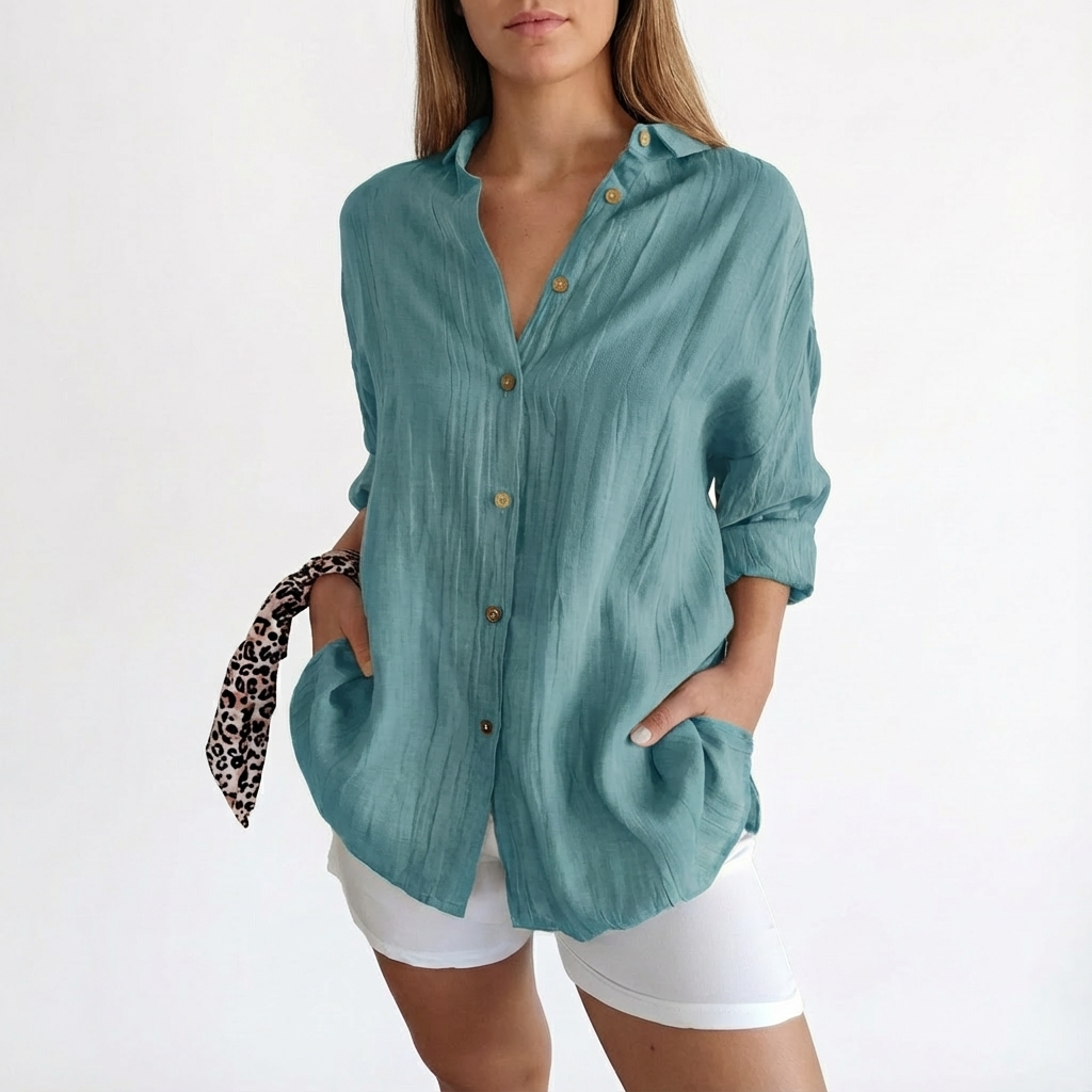 Mariah | Camicia Oversize da Donna con Bottoni