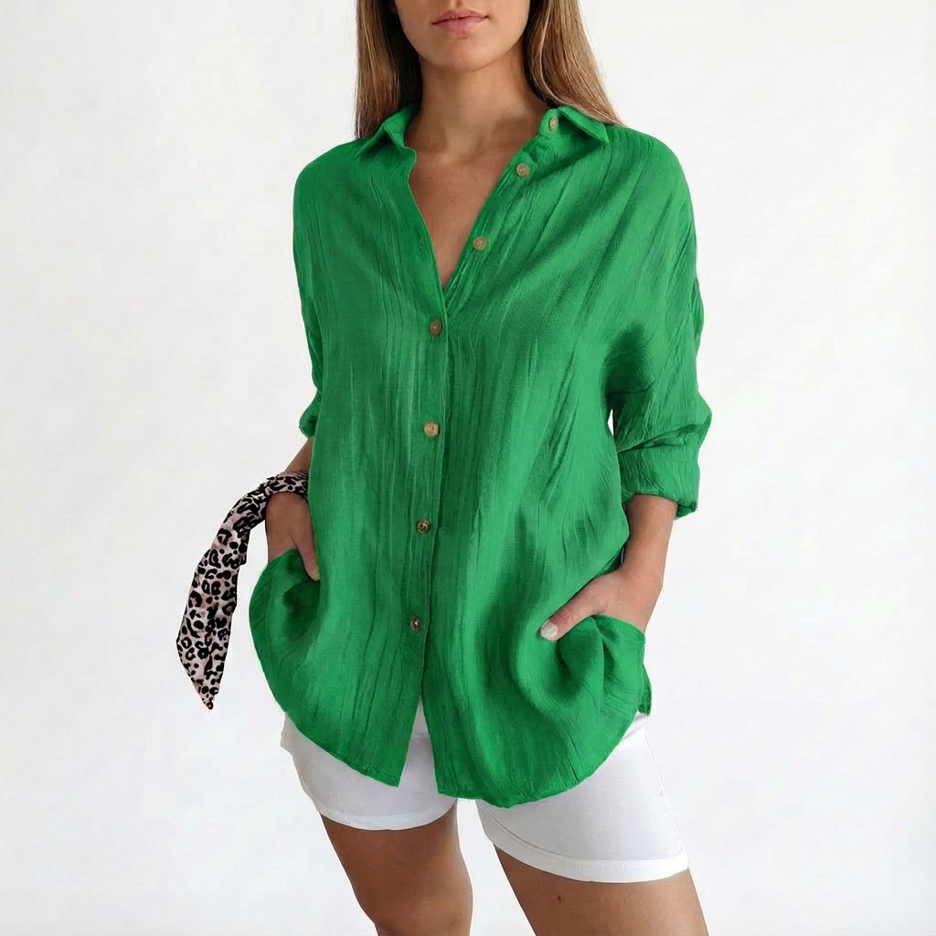 Mariah | Camisa Oversize de Mujer con Botones