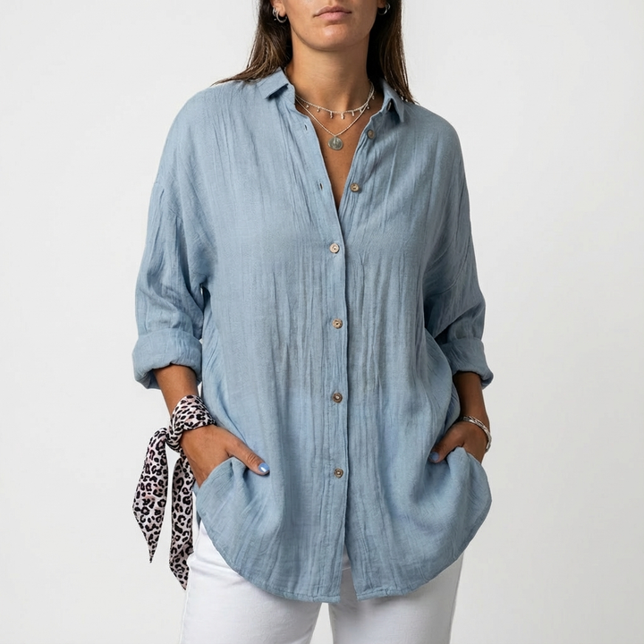 Mariah | Camicia Oversize da Donna con Bottoni
