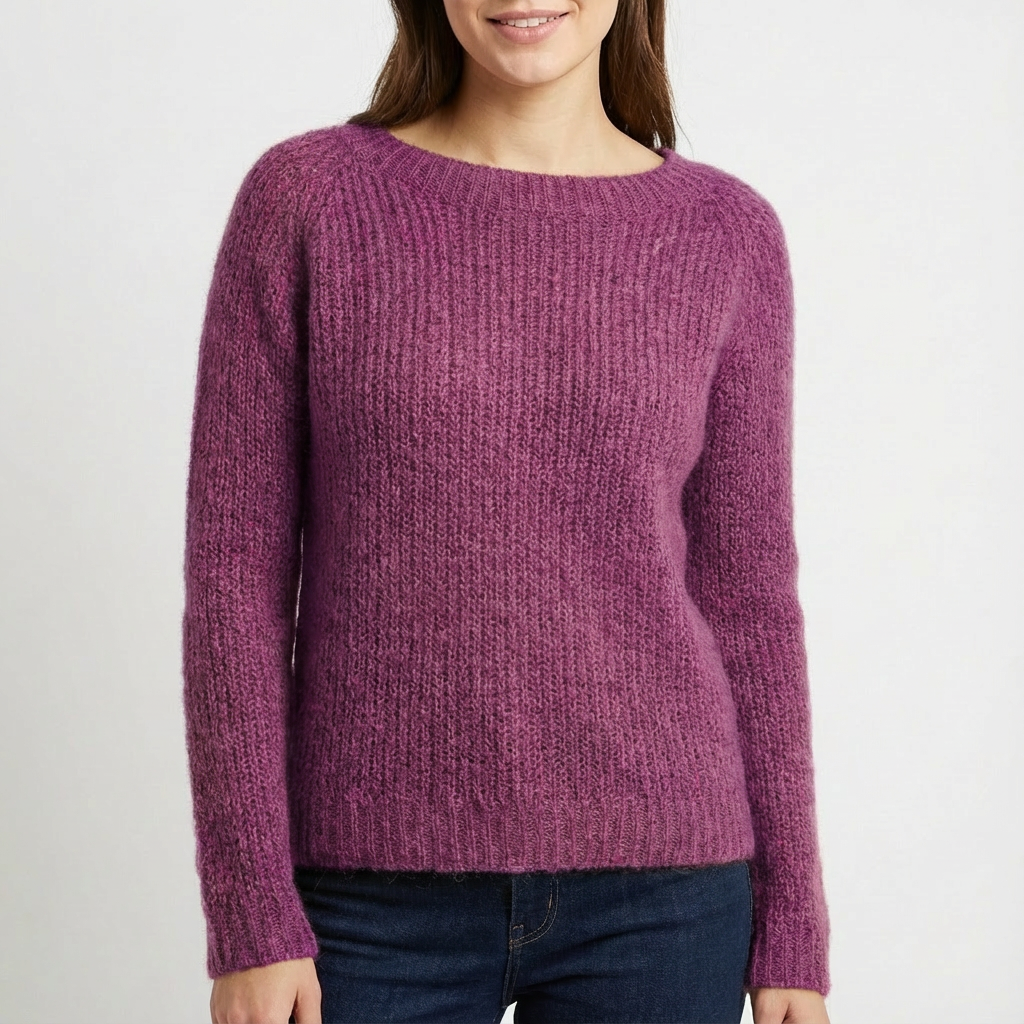 Marilyn | Suéter de Mujer de Cuello Redondo y Corte Relajado