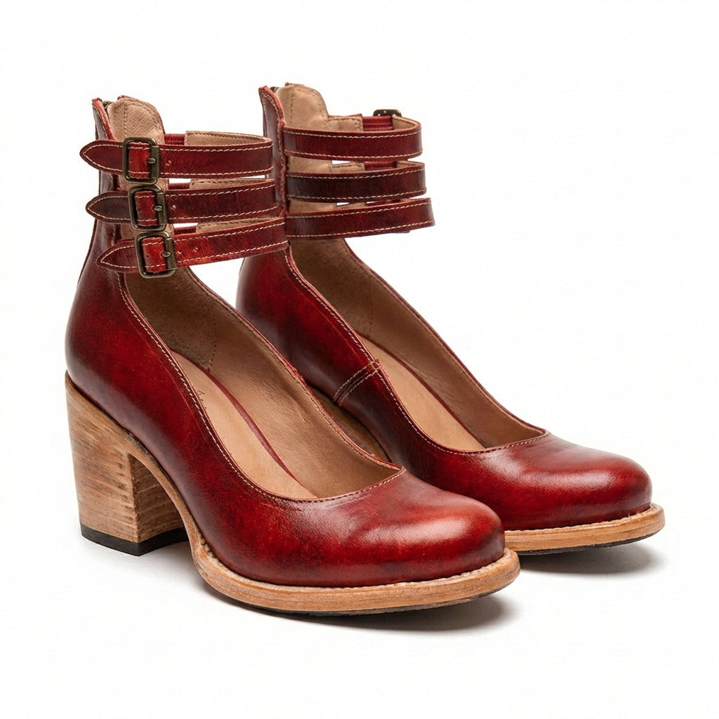 Marisol | Scarpe Donna con Tacco Largo e Fibbia