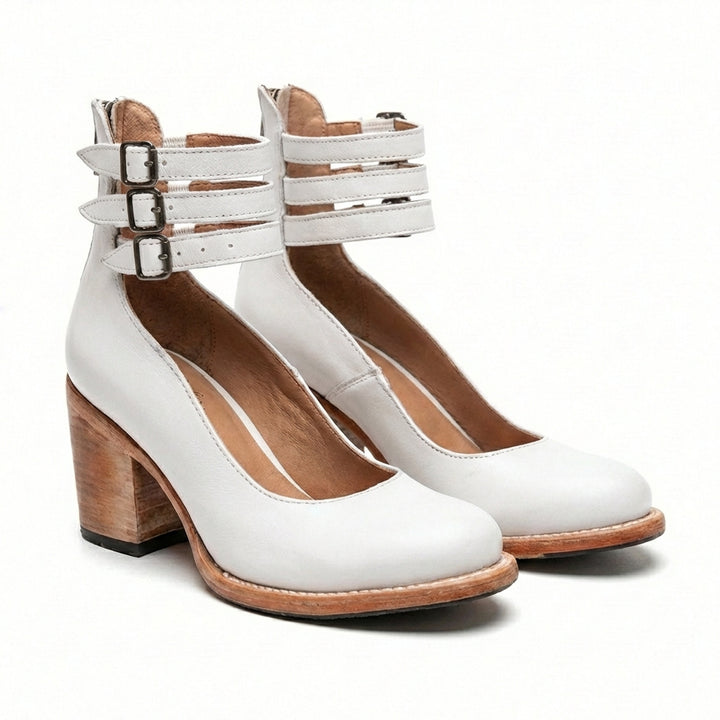 Marisol | Scarpe Donna con Tacco Largo e Fibbia