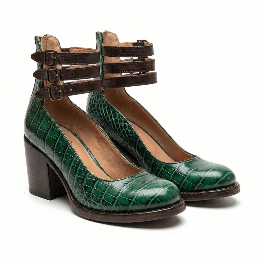 Marisol | Scarpe Donna con Tacco Largo e Fibbia