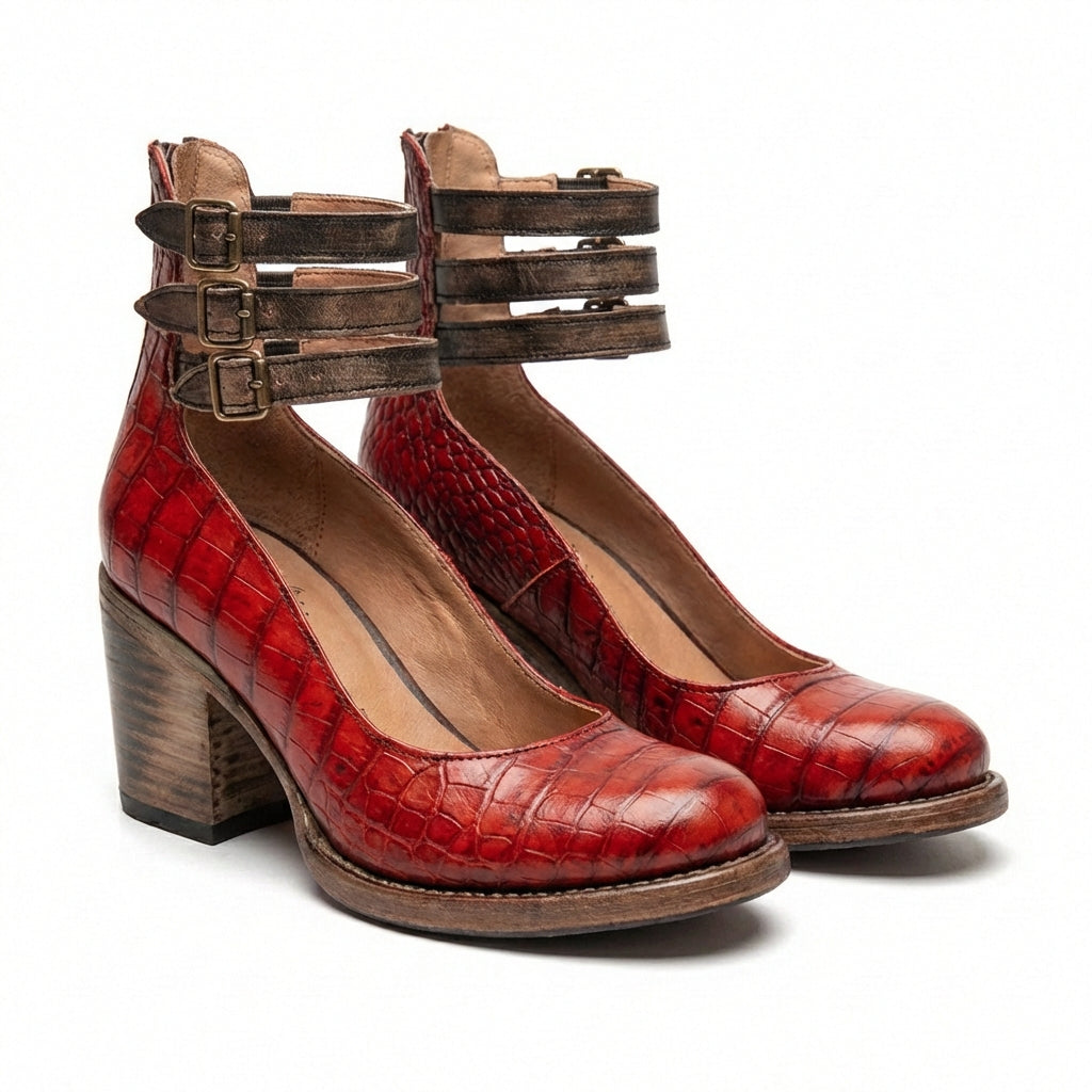 Marisol | Scarpe Donna con Tacco Largo e Fibbia